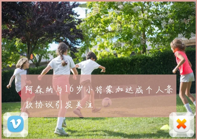 阿森纳与16岁小将蒙加达成个人条款协议引发关注